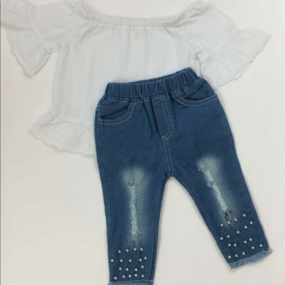 👖Denim with Ruffles👖 - Picture 4 of 4